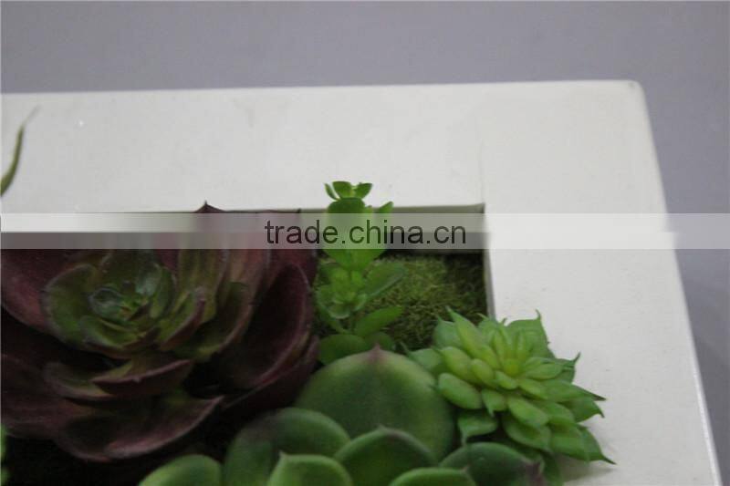 for home garden tiles deco 30*30*7cm paint color indoor artificial succlent boutique plant wall laminate combinations Ejq10 1201