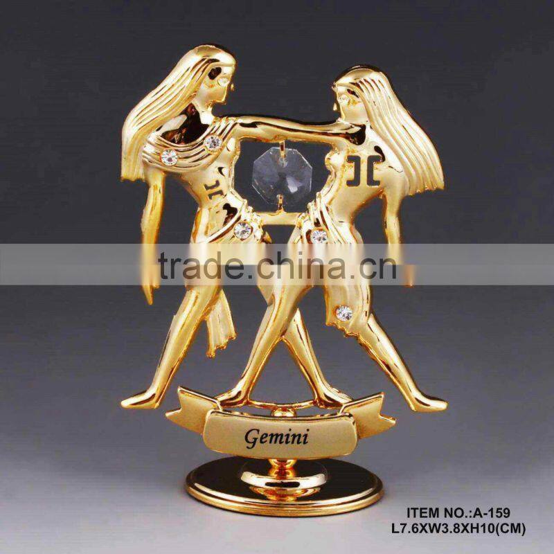 24K gold plated zodiac capricom Decoration