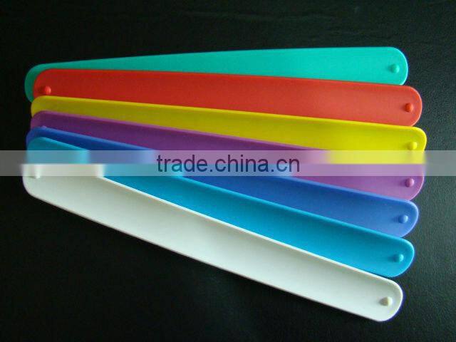 high quality HAPPY silicone slap wristbands bracelet