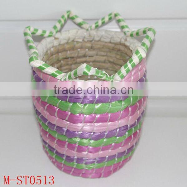 straw basket & Natural straw crafts & straw candy basket