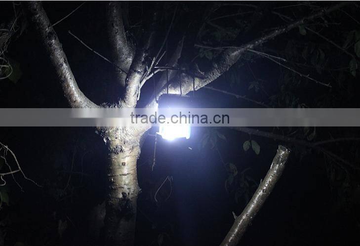 camping equipment solar camping light with mobile phone rechargable function