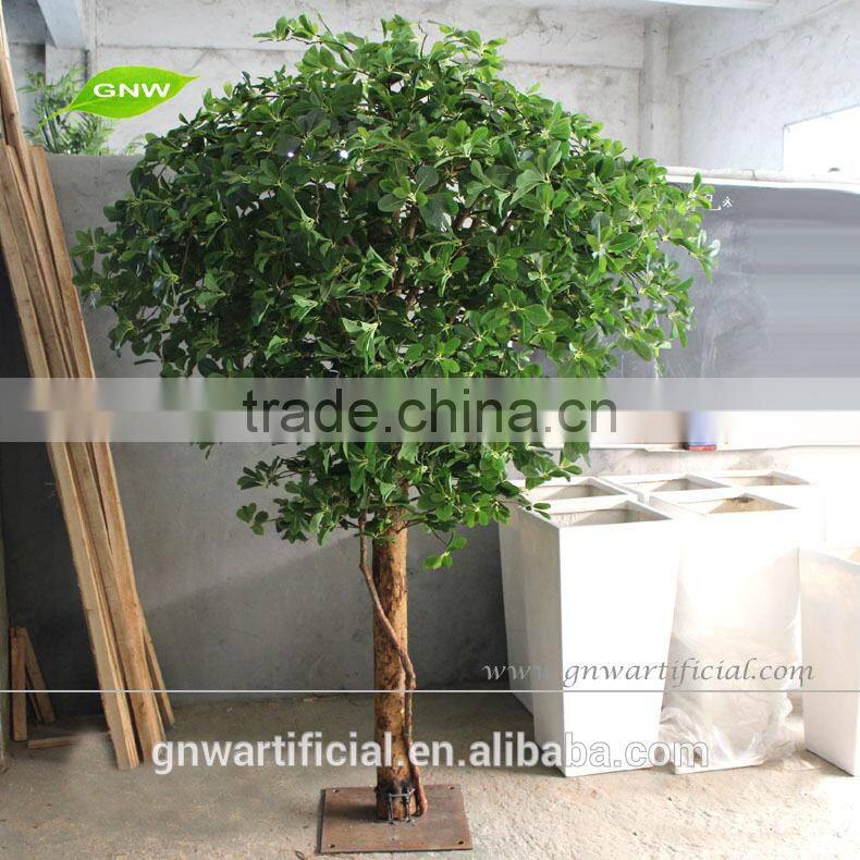 BTR030 GNW Artificial Decorated Christmas Trees Small Trunk Banyan Tree