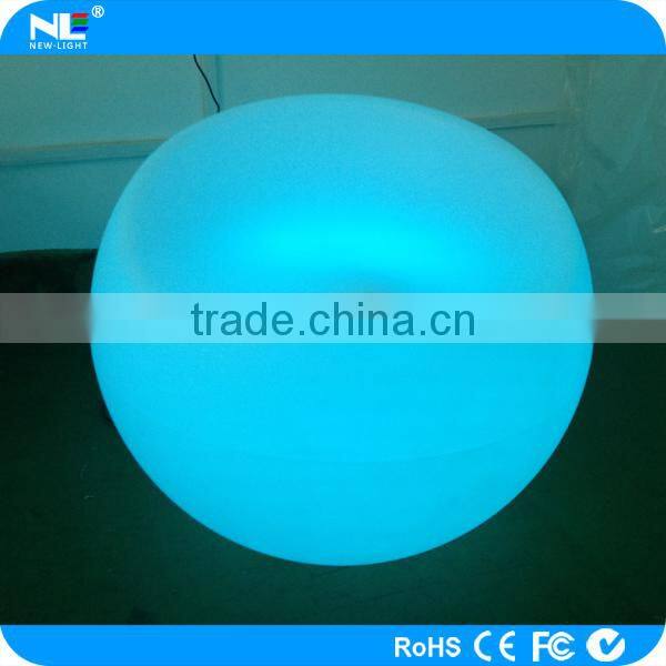 Fantastic visual effect 3D plastic LED light up single sofa chair