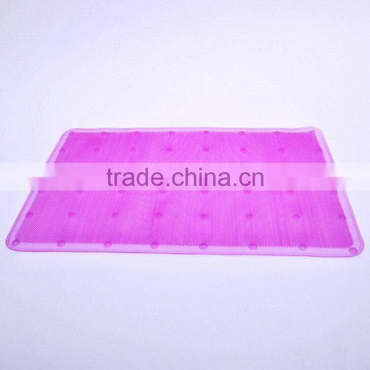 Cheap eco friendly pvc backed anti slip bath mat