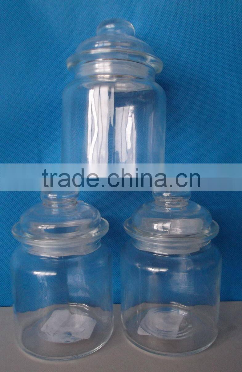 290ml creative design glass candle candy jar