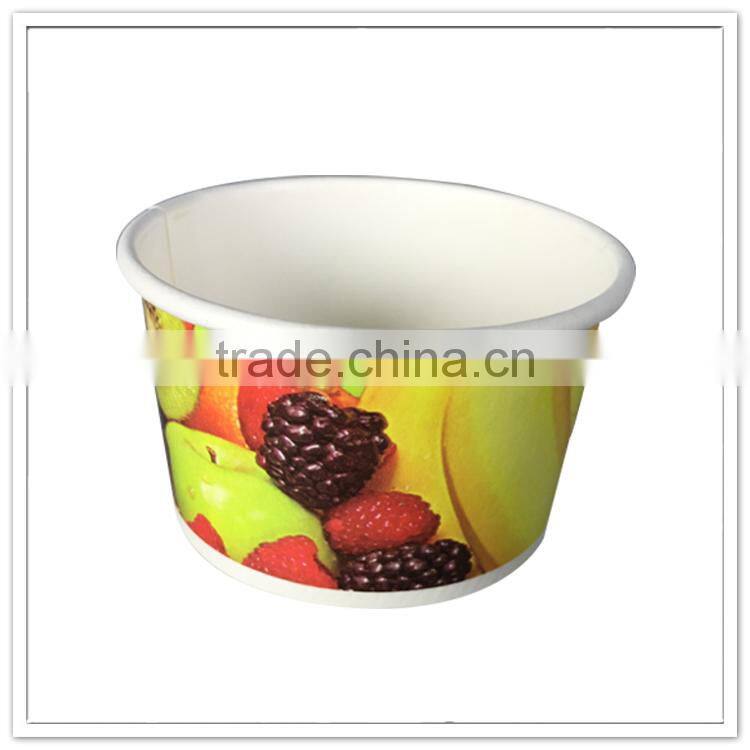 China factory supplier popular printing disposable paper 3oz ice cream cup