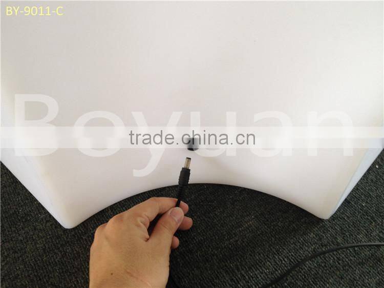 2014 Hot sale LED corner bar table, LED bar counter, led glowing table