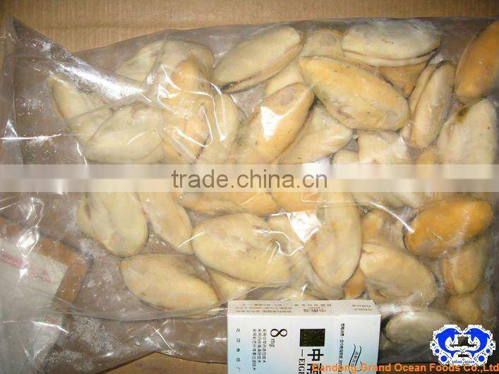 seafood frozen cooked blue mussel