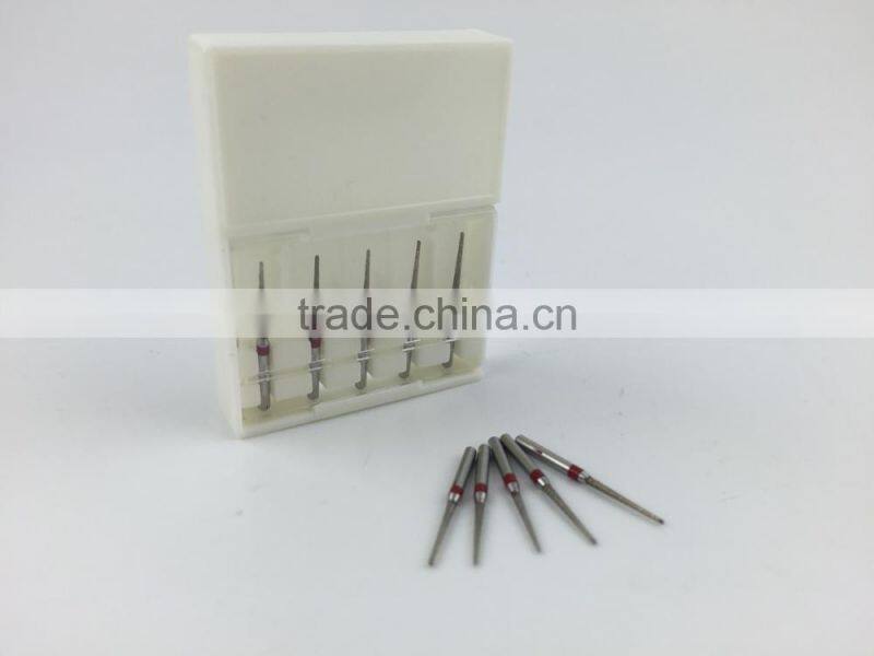 Mini high-quality electroplated diamond dental polishing bur set