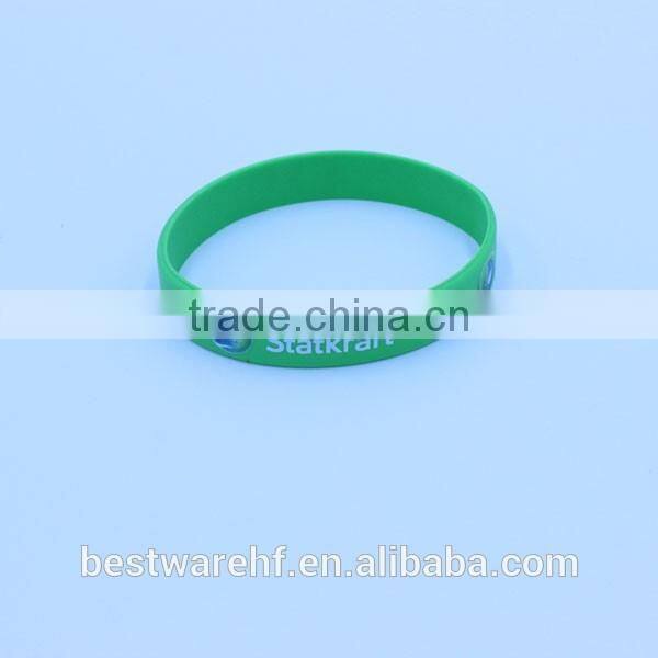 1/2 inch adult size CMYK silicone band