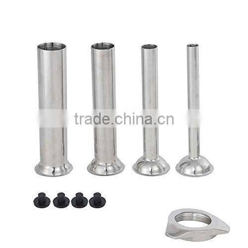 5 L CAPACITY 2 SPEED SAUSAGE STUFFER 4 Stainless Stuffing Tubes