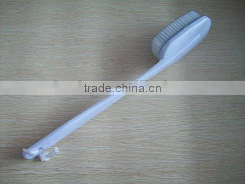 plastic handle bath brush with nylon