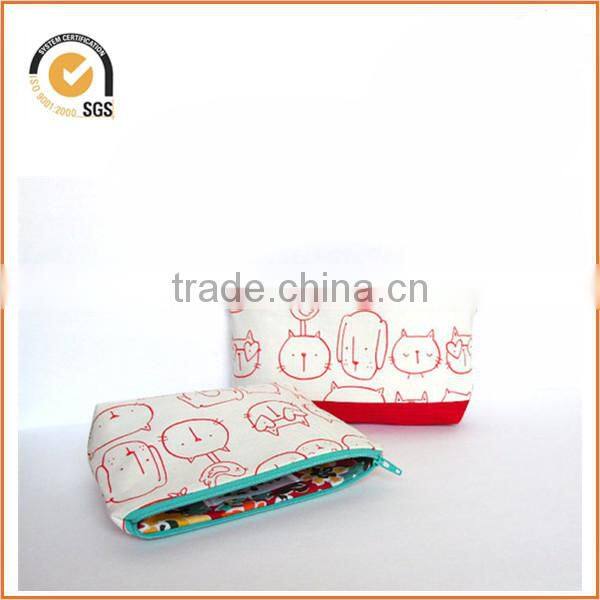 Totoro Zipper Pouch / Camera Bag in Miyazaki's My Neighbor Totoro Mint Polka Dots by Chiqun Dongguan CQ-H03002