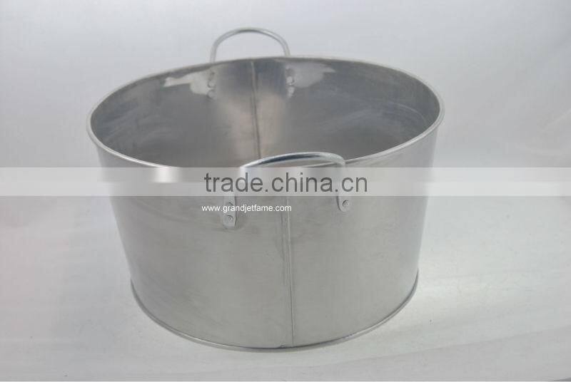 garden light big oval stainess steel ice bucket