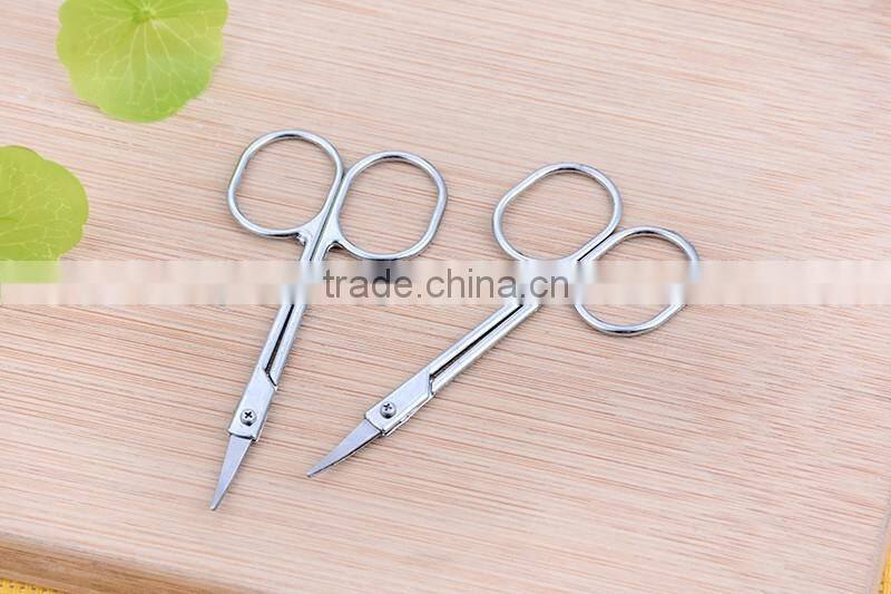 hot sale mini professional make up cutting eyebrow scissors