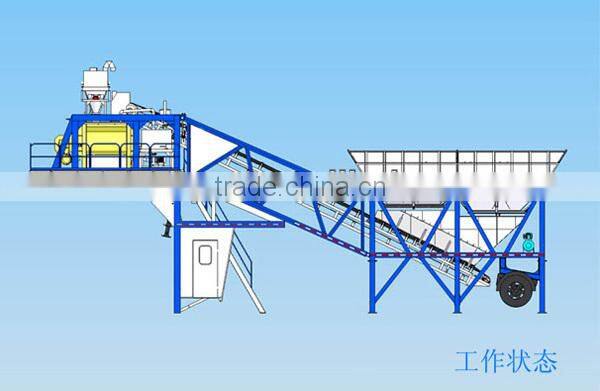 Hot Sale UTM40 Mobile Cement Mixer Plant