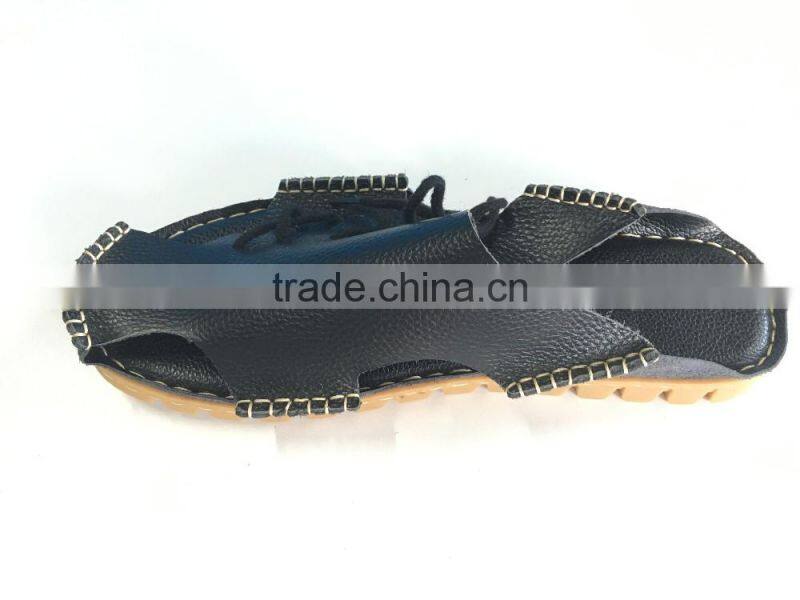 Sandel Genuine Leather Fashion Style Lacing Sandals