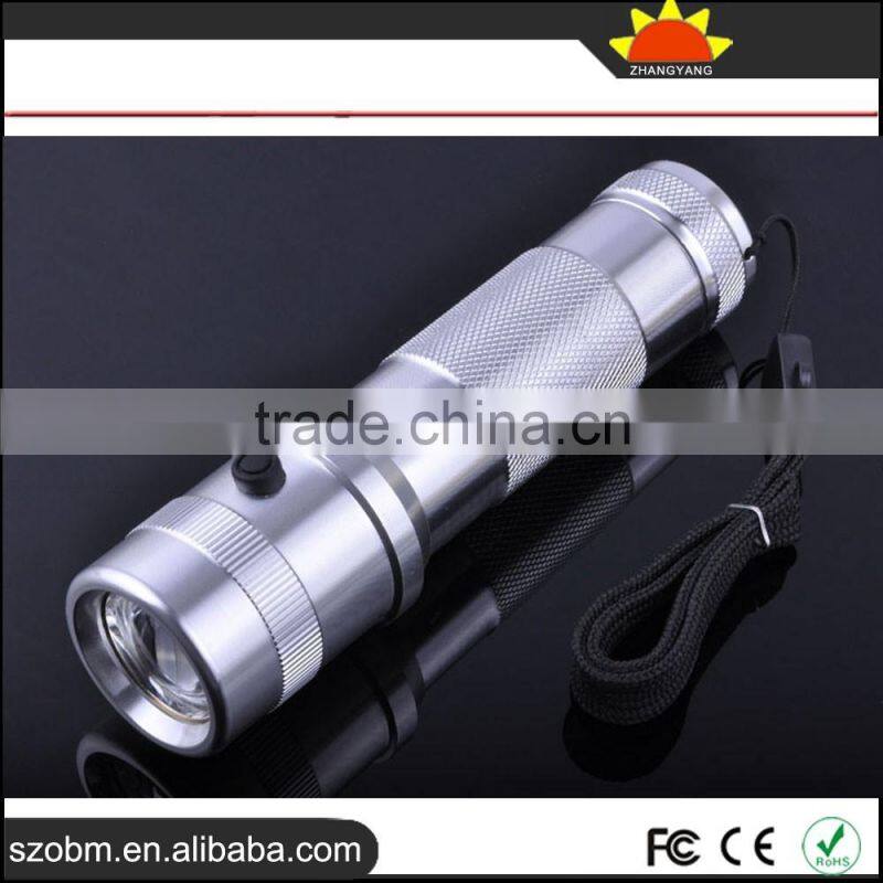 Wholesale FL-LT3WFD 3W Multicolor Changing LED Flashlight Torch with Fift box