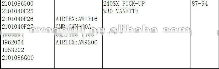 high quality 2101086G00 auto water pump