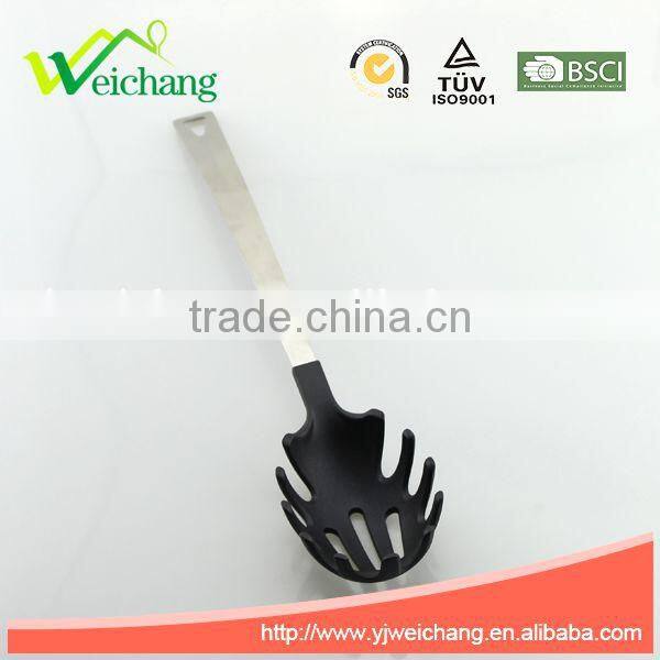 WCKT291A Premium Nylon with s.s. utensils SPAGETTI SERVER Pasta fork Cooking Utensil Gadgets Set (Multi-color)