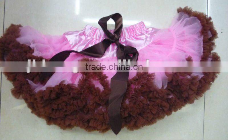 whosesale fluffy Rainbow Pettiskirt Colorful tutu skirt dress