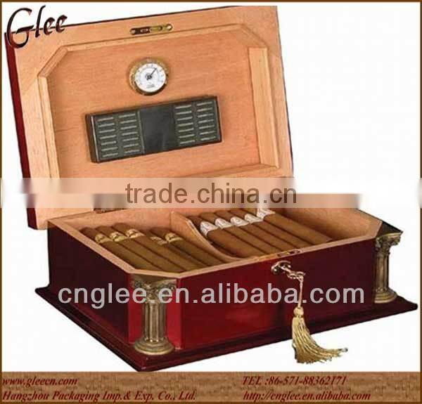 popular Wooden Cigar Box Attached Key