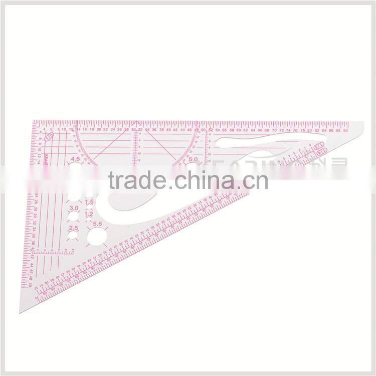 Kearing 1:3/1:5 transplant 1.2mm thickness flexible plastic straight scale ruler #8501