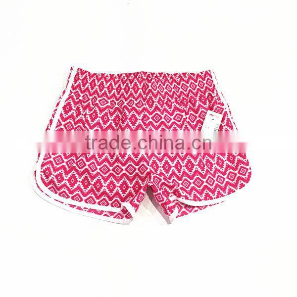 2015 Fashion Microfiber Girls Prints Short Stock Product