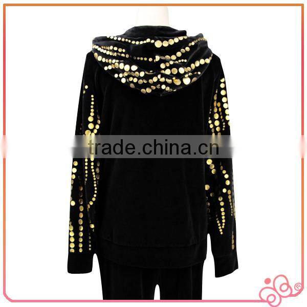 fashion velvet nice cheap promotion latest design womens plus size clothing