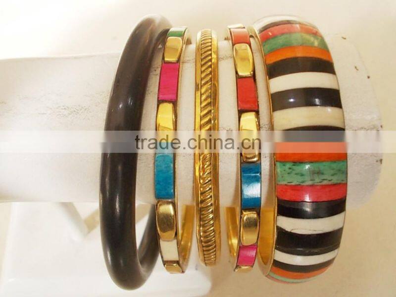 golden metal bangles