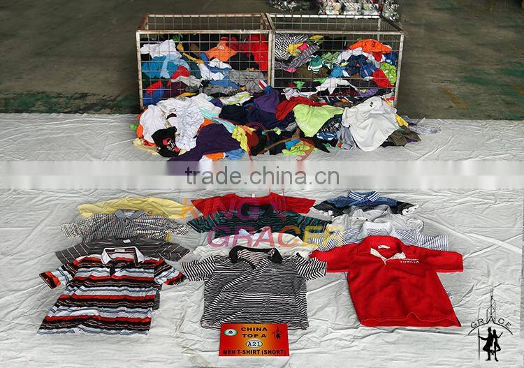 Men Summer T-shirts Cheap Used Clothing Supplier High Quality Used Clothes Wholesale Secondhand Clothing Wholesale Used Clothing