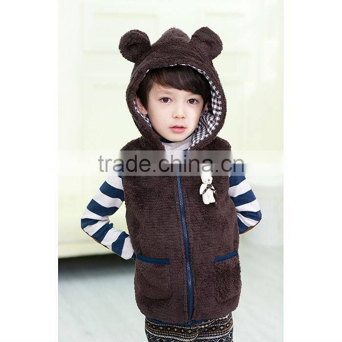 winter waterproof kid clothing boys vest