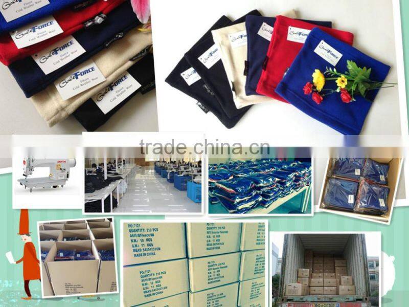 fashion sport multiuse neckwarmer useful scarf called white plain color adult electrics neck warmer