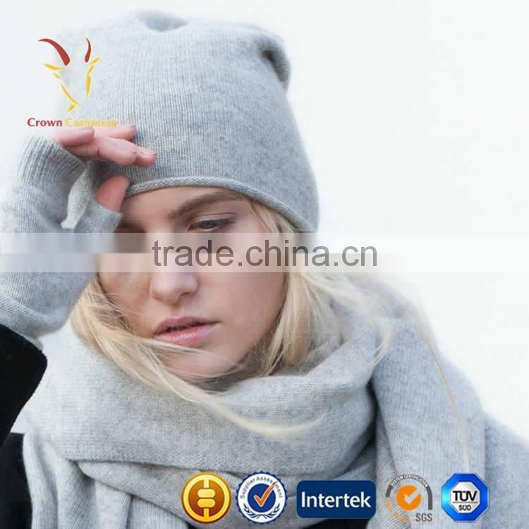 wholesale women's knit hat and scarf sets