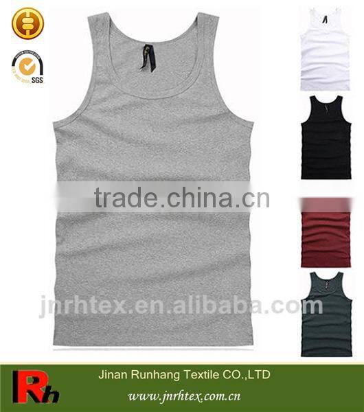 Super softy custom 100% cotton plain tank tops