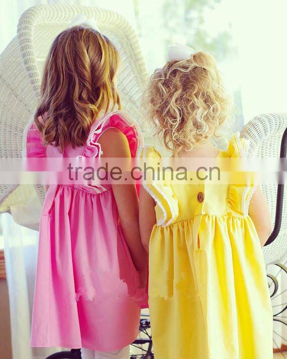 Bulk Wholesale Clothing Custom Colors 2017 Baby Girl Party Dress Children Frocks Designs