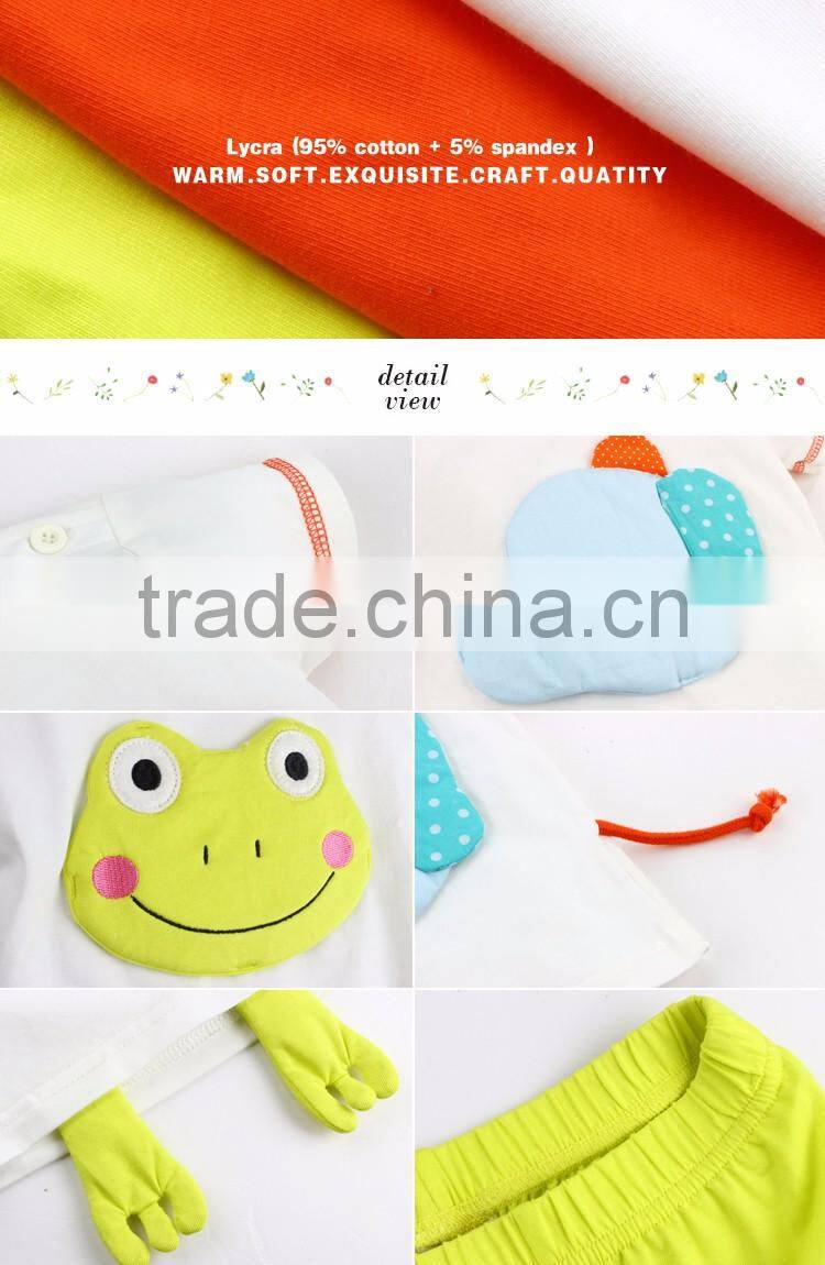 wholesale 100% cotton Summer Boutique newborn baby clothing sets