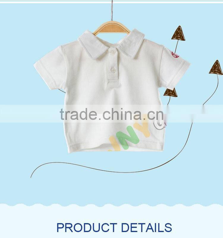 Anti-Shrink Breathable Polo Baby T Shirt