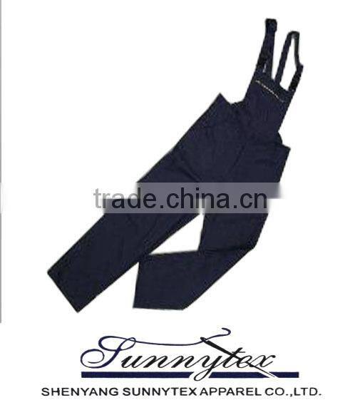 100% COTTON NAVY BLUE bibpants