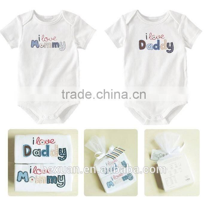 2 pcs Baby romper set, newborn baby gift set ,