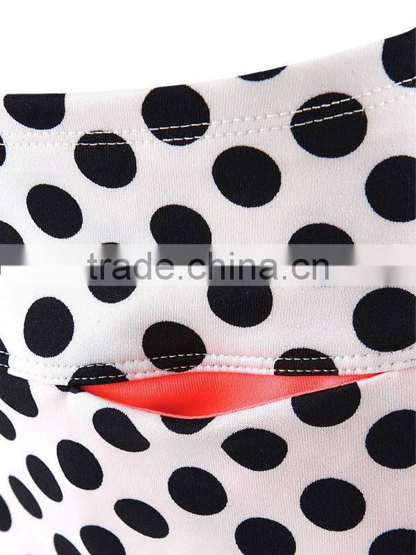 spotty printed popular tennis mini skirt suits
