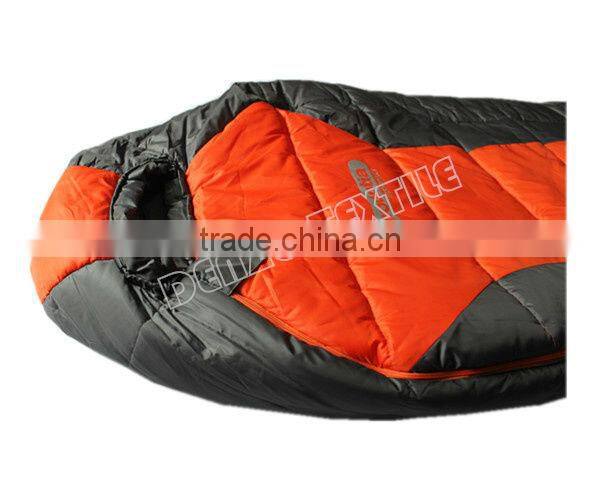 Camping mummy style sleeping spray