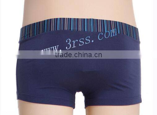 fashion men navy blue seamless funny underwear