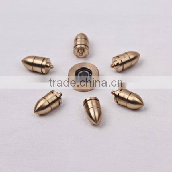 bullet type brass finger spinner