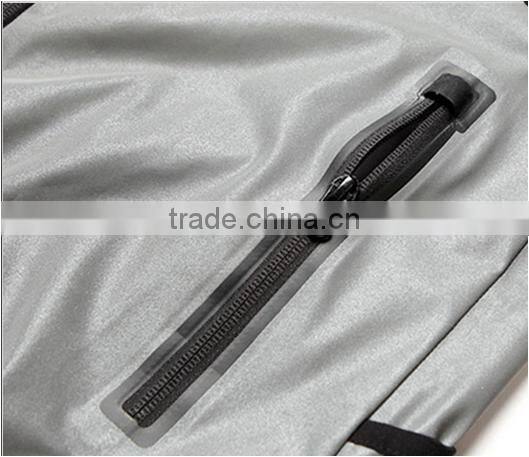 Keep warm in the winter metallic silver retro reflective jacket with fleece inside