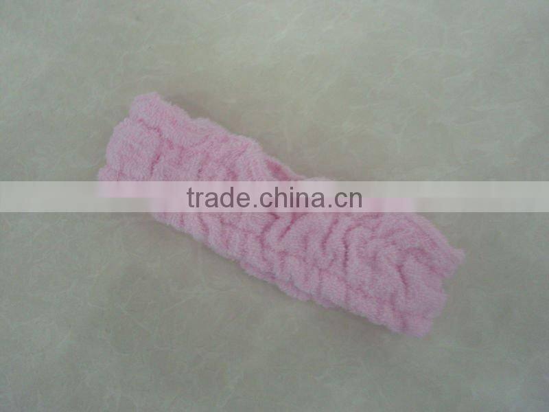100% cotton terry hair band
