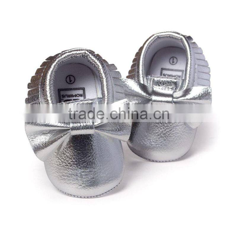 Foreign trade bow soft bottom shoes 5107 baby shoes and tassels