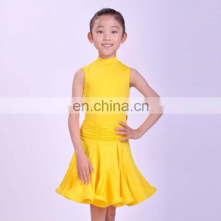 11328218 2013 New Sleeveless High Neck Girl's Latin Dance Dress