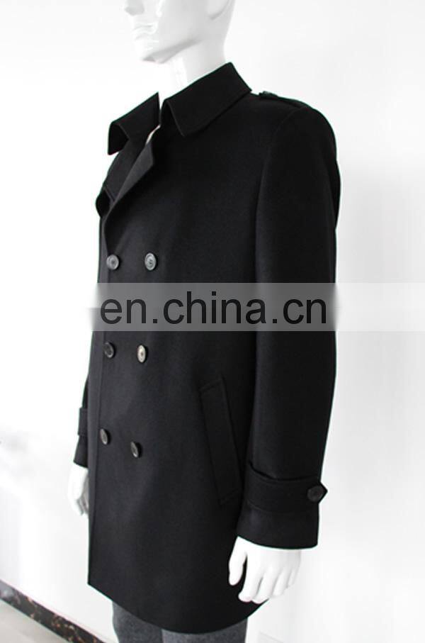 New Fashion 100% Pure Cashmere Wool coat for Men