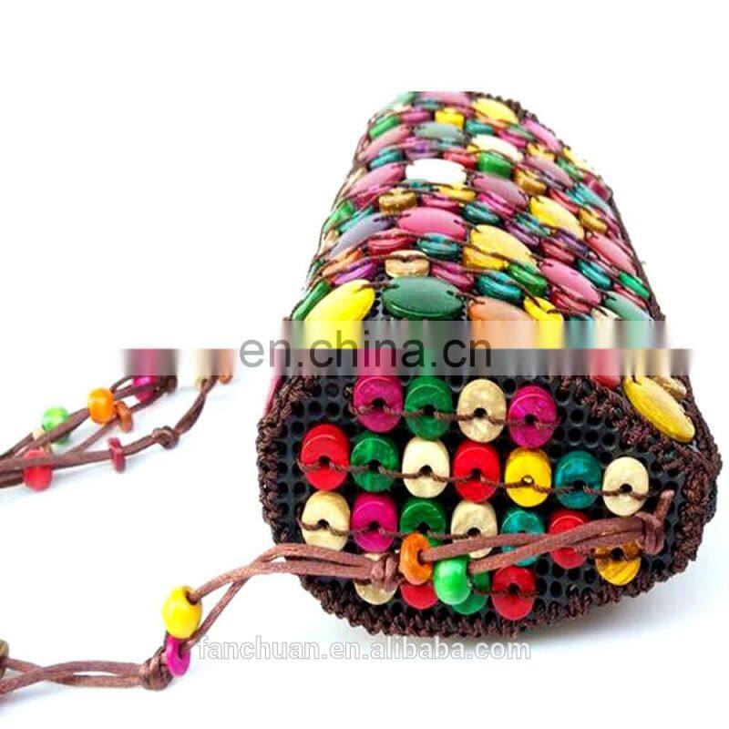National Design Summer Beach Use Round Coconut Bag